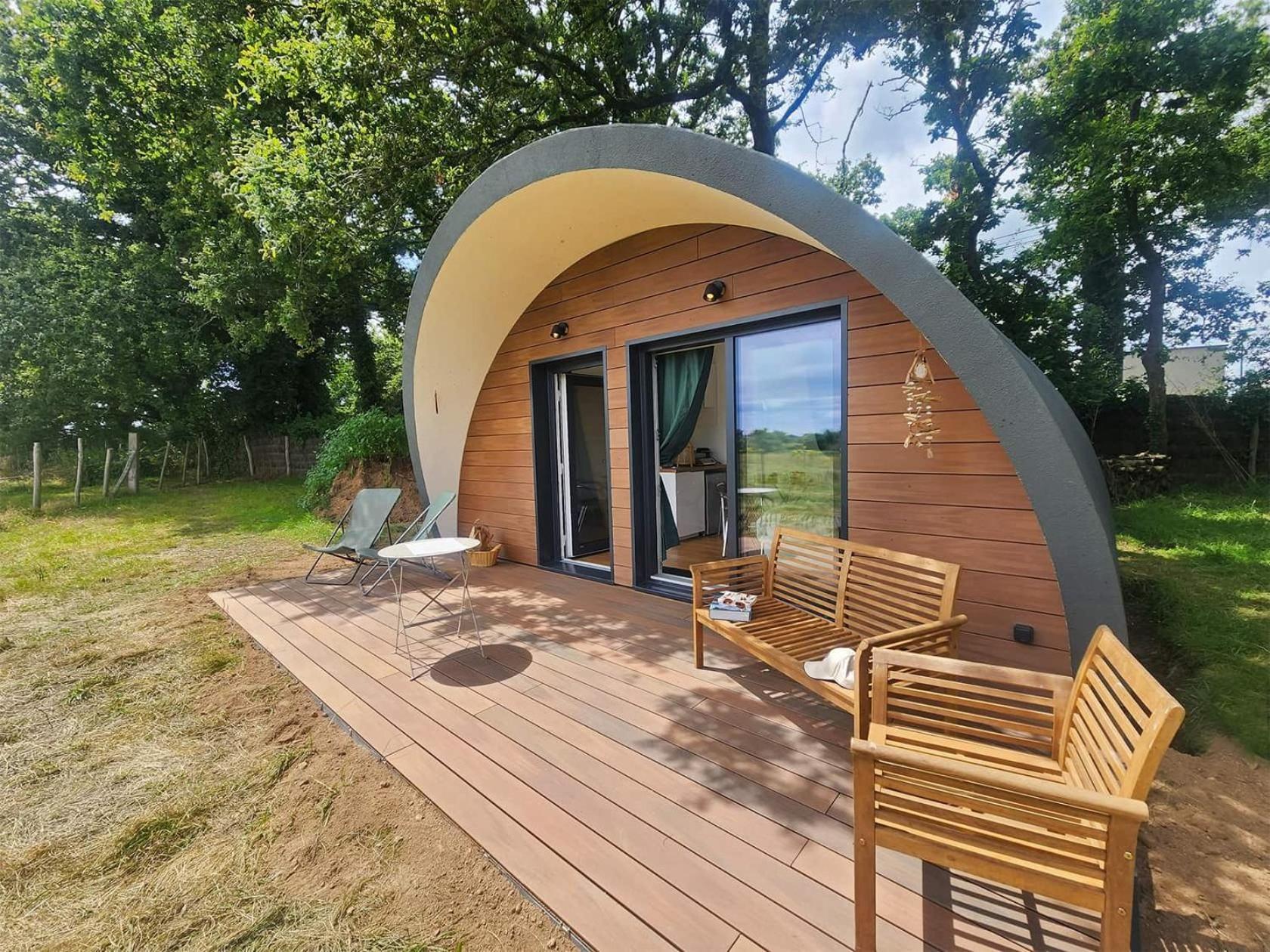 Gites & Tiny Houses Les Hauts De Toulvern Baden Habitación foto