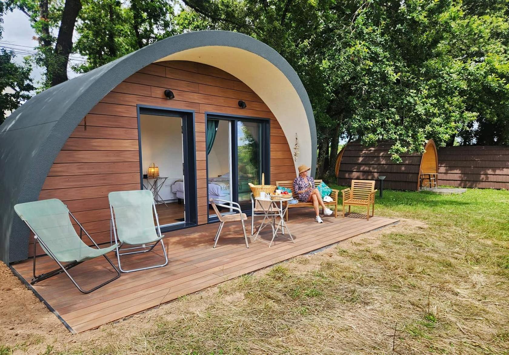 Gites & Tiny Houses Les Hauts De Toulvern Baden Habitación foto